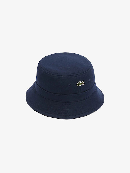 Lacoste Υφασμάτινo Καπέλο Bucket Μπλε