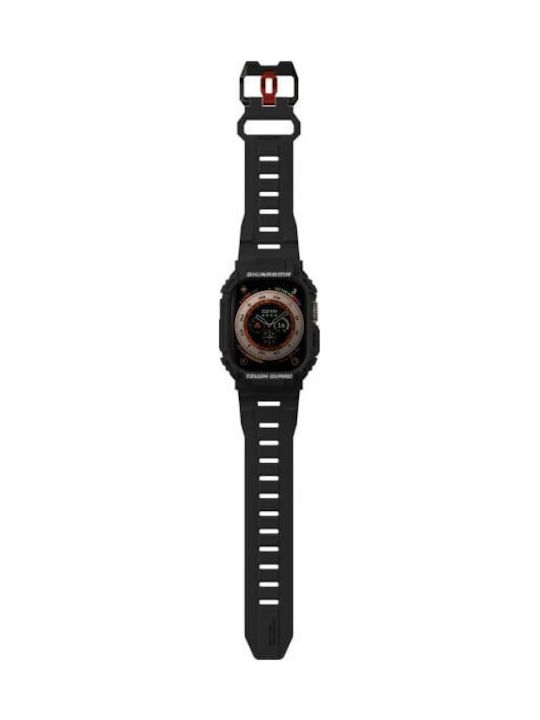 Skinarma Strap+mecha Cover 2in1 Apple Watch 49mm Black Skinarma Strap+mecha Cover 2in1 Apple Watch 49mm Black