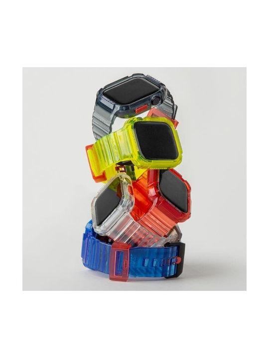 Skinarma Strap+saido Cover 2in1 Apple Watch 45/44mm Ciemno Dark Blue Skinarma Strap+saido Cover 2in1 Apple Watch 45/44mm Ciemno Dark Blue