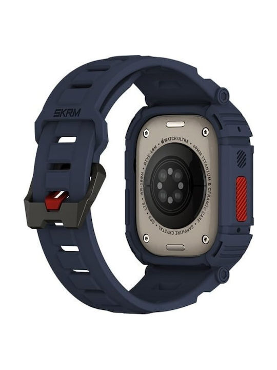 Skinarma Strap+mecha Cover 2in1 Apple Watch 49mm Navy