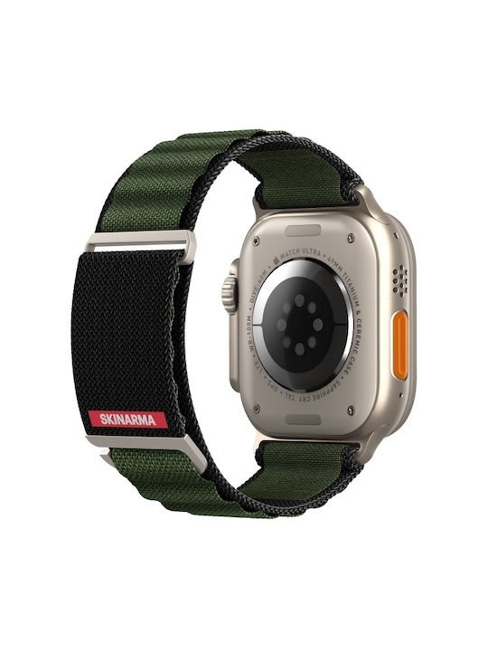 Skinarma Kobu Strap Apple Watch Ultra 49 45 44mm Olive