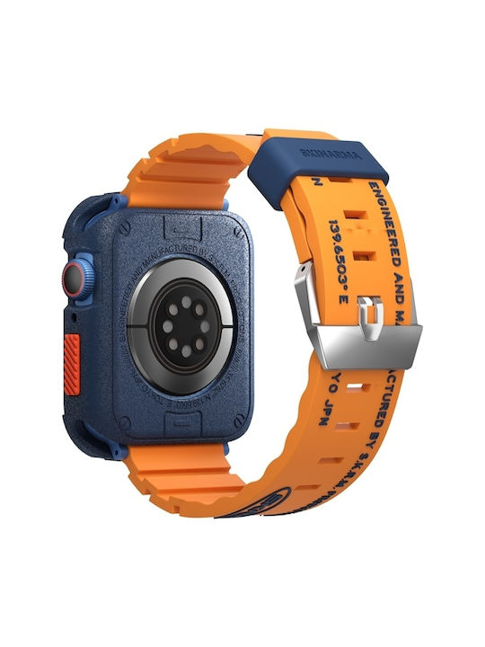 Skinarma Shokku Strap Apple Watch 45 44 42mm Orange
