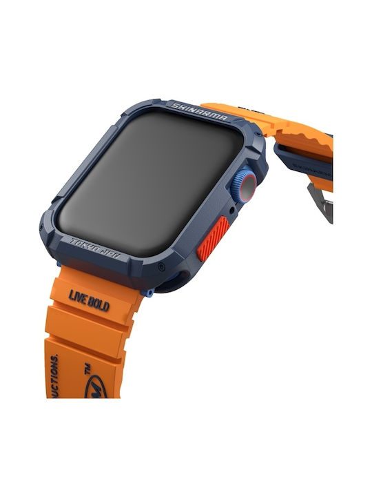Skinarma Shokku Strap Apple Watch 45 44 42mm Orange