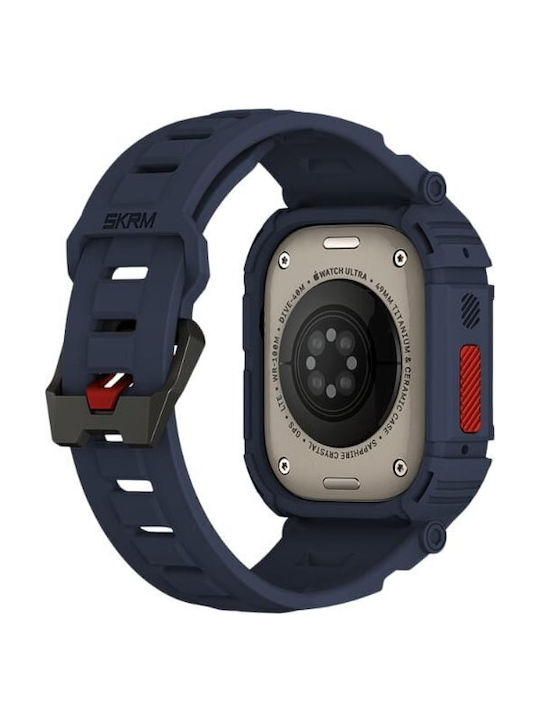 Skinarma Strap+mecha Cover 2in1 Apple Watch 49mm Navy
