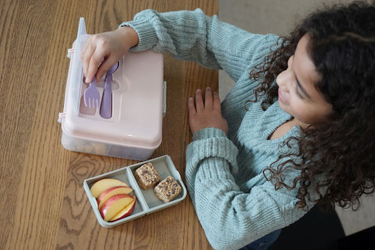 Melii Plastik Kinder Lunchset 0.118Es Rosa