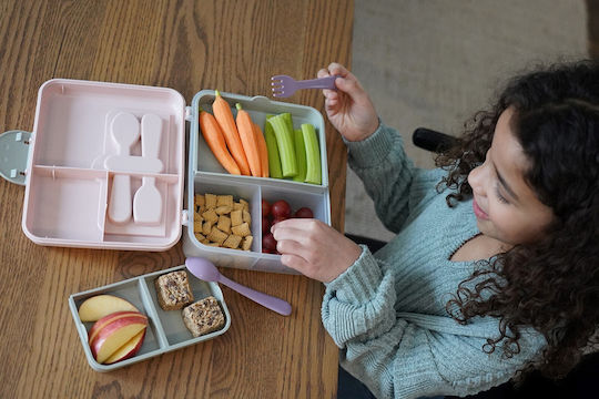 Melii Plastik Kinder Lunchset 0.118Es Rosa