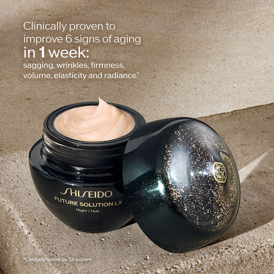 Shiseido Future Solution LX Cremă De Față 24 Ore Pentru Hidratare, Anti-Îmbătrânire & Tonifiere Cu Acid Hialuronic & Vitamina C 50ml