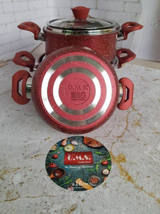 OMS Collection Set De Oale Din Aluminiu Cu Acoperire Interioară Ceramică 6 Vase