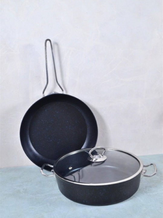 OMS Collection Σετ Μαγειρικά Σκεύη από Αλουμίνιο με Κεραμική Επίστρωση 3τμχ