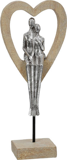 ArteLibre Διακοσμητική Καρδιά Aroha από Μέταλλο 14.5x7x34cm