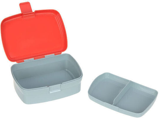 Laessig Tiny Drivers Plastic Kids' Food Container Set 0.46L Red