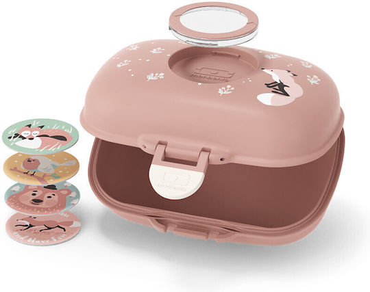 Monbento Gram Fox Παιδικό Σετ Φαγητού από Σιλικόνη 0.6lt Καφέ 14.8 x 11.4 x 7εκ.