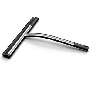 Brovamo Scraper-black-02 Shower Cleaner Holder No Drilling Streak-Free Shower Squeegee Glass Door Silicone Shower Cleaner Bathroom Window Mirror Car Glass Black