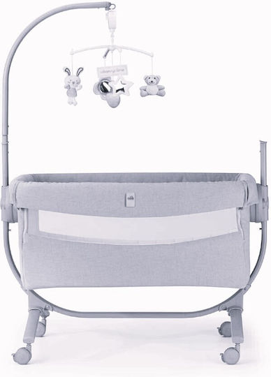 Cam Cradle Cullami with Mattress and Wheels Pink