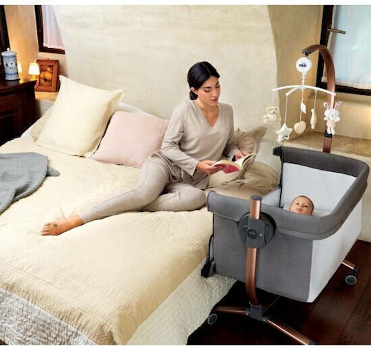 Cam Cradle Cullami with Mattress and Wheels Pink
