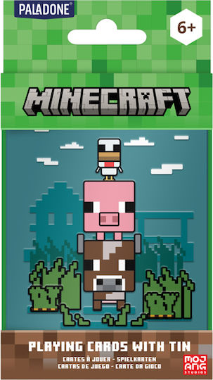 Paladone Minecraft Set Spielkarten 6 Stück Mehrfarbig