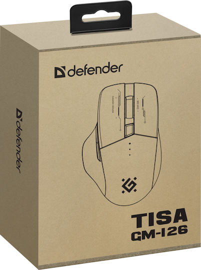 Defender Tisa GM-126 Gaming Mouse Alb