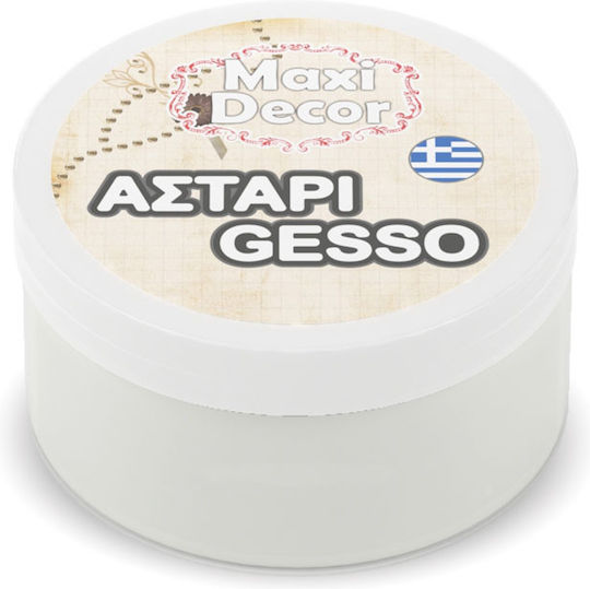 Maxi Decor Gesso Αστάρι Λευκό για Ξύλο και Γυαλί 100ml