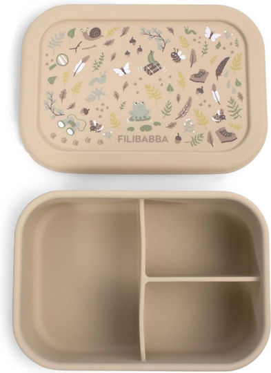 Filibabba Kinder Lebensmittelbehälter aus Silikon 0.7Es Rosa
