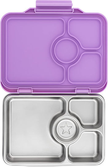 Yumbox Plastic Kids' Food Container Purple