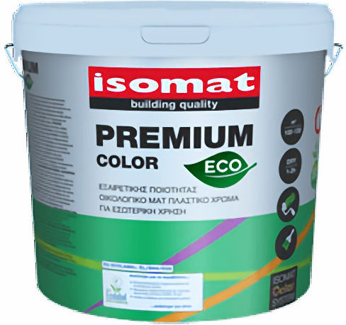 Isomat Premium Color Πλαστικό Χρώμα για Εσωτερική Χρήση 10lt