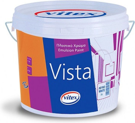 Vitex Vista Plastic Paint for Interior Use White 3lt