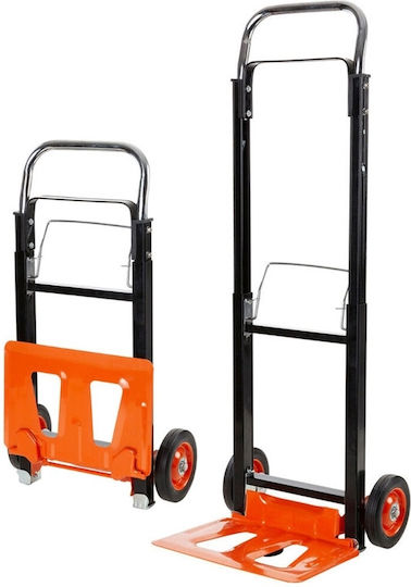 Black & Decker Cărucior de transport Pliabilă din aluminiu Pliabil pentru o Încărcătură cu Greutate de până la 90kg în Culorea Portocaliu