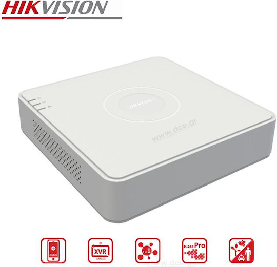 Hikvision Ids-7104huhi-m1/s Καταγραφικό DVR 4 Καναλιών με Ανάλυση 4K