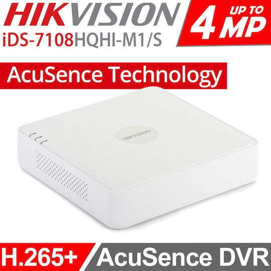 Hikvision IDS-7108HQHI-M1/S(E) Καταγραφικό DVR 8 Καναλιών με Ανάλυση Full HD+
