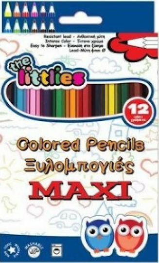 The Littlies Ξυλομπογιές Σετ 12 χρώματα