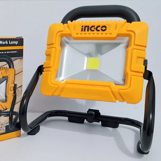 Ingco Battery Jobsite Light LED IP20 with Brightness up to 1800lm