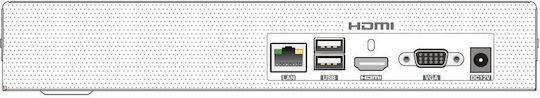 TVT TD-3008H1-B1-B Καταγραφικό NVR 8 Καναλιών με Ανάλυση Full HD+