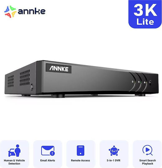Annke DW81KD Καταγραφικό HVR 8 Καναλιών με Ανάλυση Full HD+