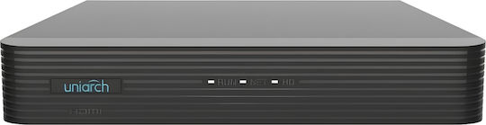 Uniarch NVR104E2 Καταγραφικό NVR 4 Καναλιών με Ανάλυση 4K
