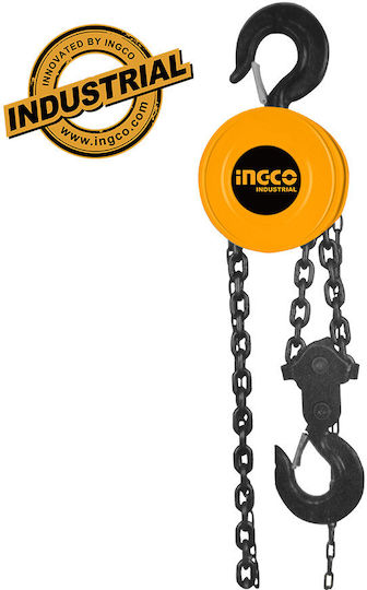 Ingco Kettenzug for Load Weight up to 1t in Gelb Color