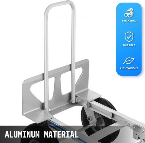 3 In 1 Cargo Trolley Aluminum Max Capacity 320 Kg 4 Wheels