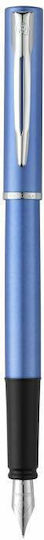 Waterman Graduate Allure Writing Pen Fine Blue made of Brass