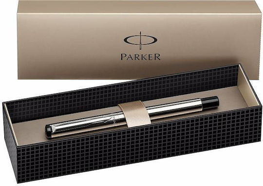 Parker Σετ Πένα Γραφής Medium Ασημί από Ατσάλι