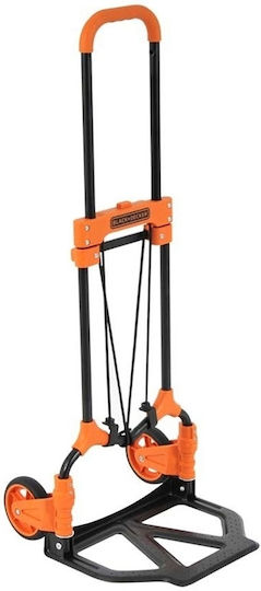 Black & Decker Transport Trolley Foldable for Weight Load up to 65kg Orange