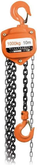 Nova Chain Hoist NT 1000/10 for Weight Load up to 1t Orange