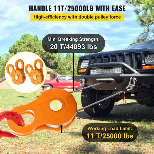 Set 2 Scripeți Offroad Vevor 20 Tone Oțel Carbon 19.33 X 11.25 X 4.12 Cm