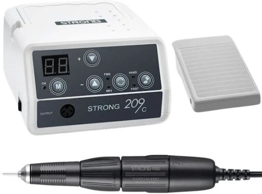 Saeshin Strong 209k Τροχός Νυχιών Ρεύματος 35000rpm 65w Πεντάλ