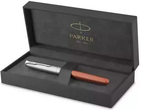 Parker Sonnet Essential Πένα Γραφής Fine Πορτοκαλί με Μπλε Μελάνι