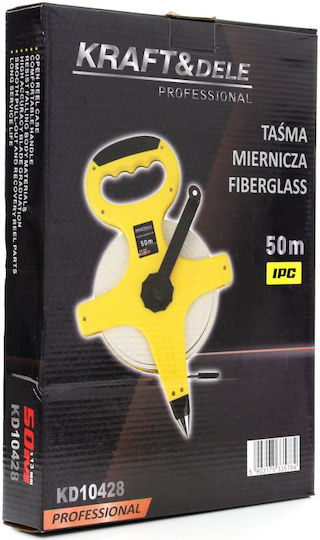 Kraft & Dele Fiberglass Метрическа лента 50м