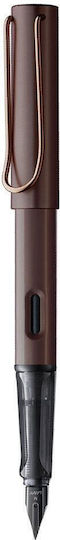 Lamy Писалка Medium Кафява от Алуминий с Червено Мастило