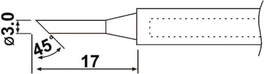 Zhongdi N22-3 Soldering Tips Set 3 Pieces 01.057.0131