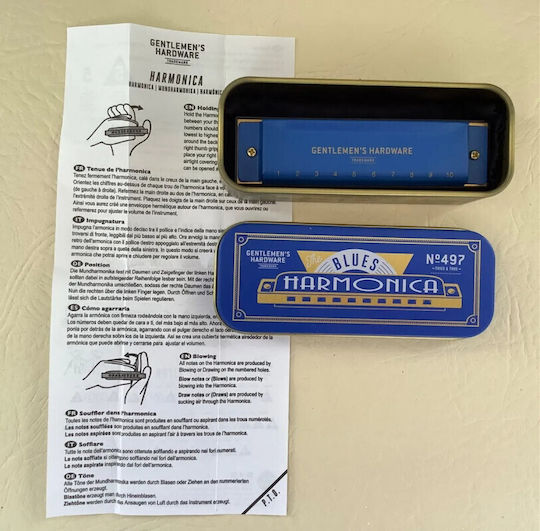 Gentlemens Hardware Blues Harmonica 497 840214801235