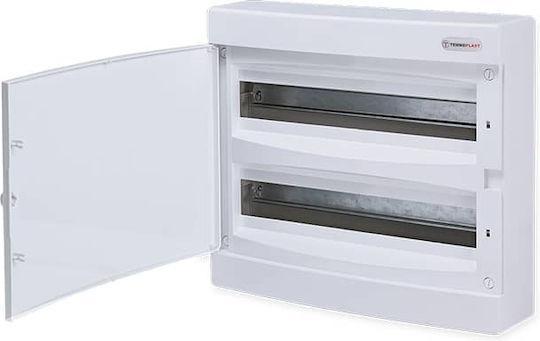 Tehnoplast Wall mounted 18-Elements Fuse Box with 2 Rows W396xH361xD112mm