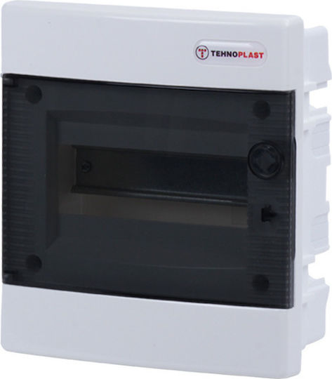 Aca Walled 8-Elements Fuse Box with 1 Row W211xH230xD100mm