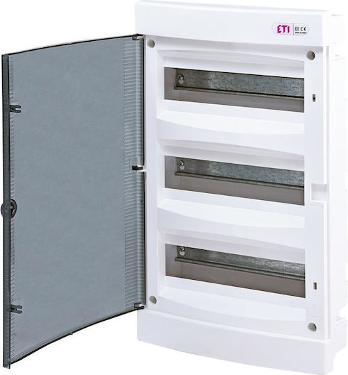 ETI Walled 12-Elements Fuse Box with 3 Rows